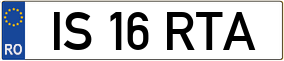 Truck License Plate